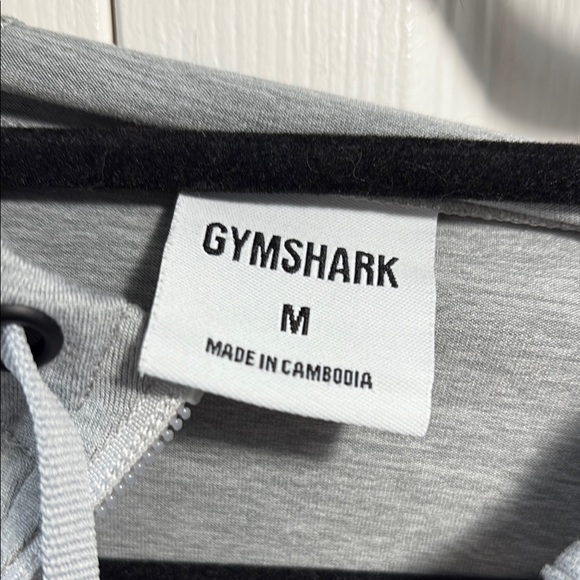 Gymshark Gray Zip Up Sweater with High Collar - Picture 5 of 7
